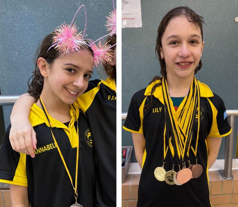 Winning swimmers from Easter Mini Meet